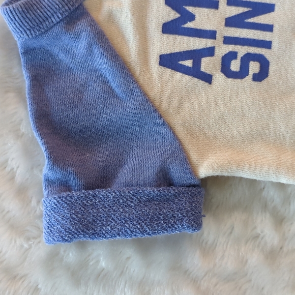 Old Navy | Crew-Neck Graphic "Amazing Since Day 1" Baby Girls Pullover - Picture 5 of 9